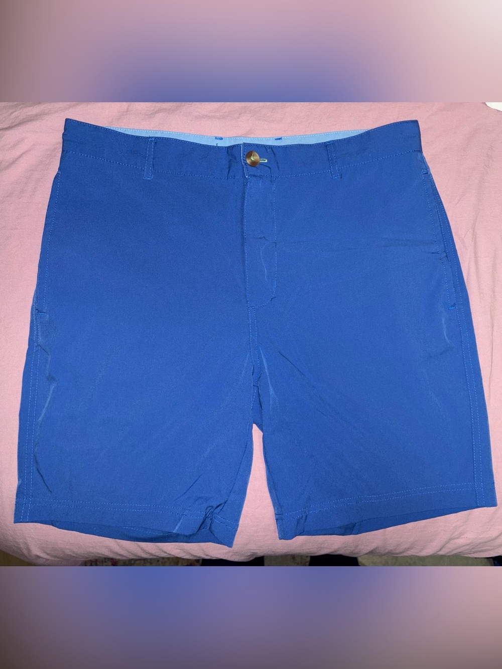 Tailor Byrd Men's Blue Performance/Golf Shorts